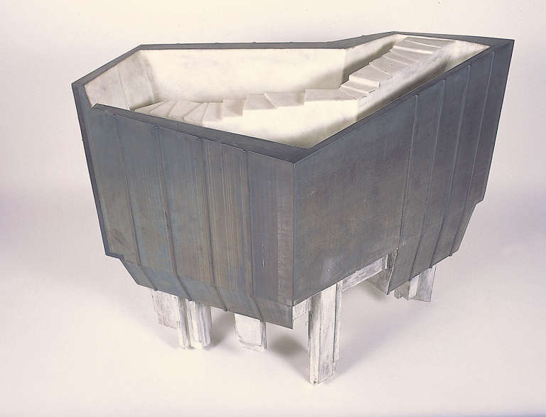 XIe Arrondissement, Distrito 11 © 2000-2002. Plomo, madera, cera :: 92 x 118 x 60 cm