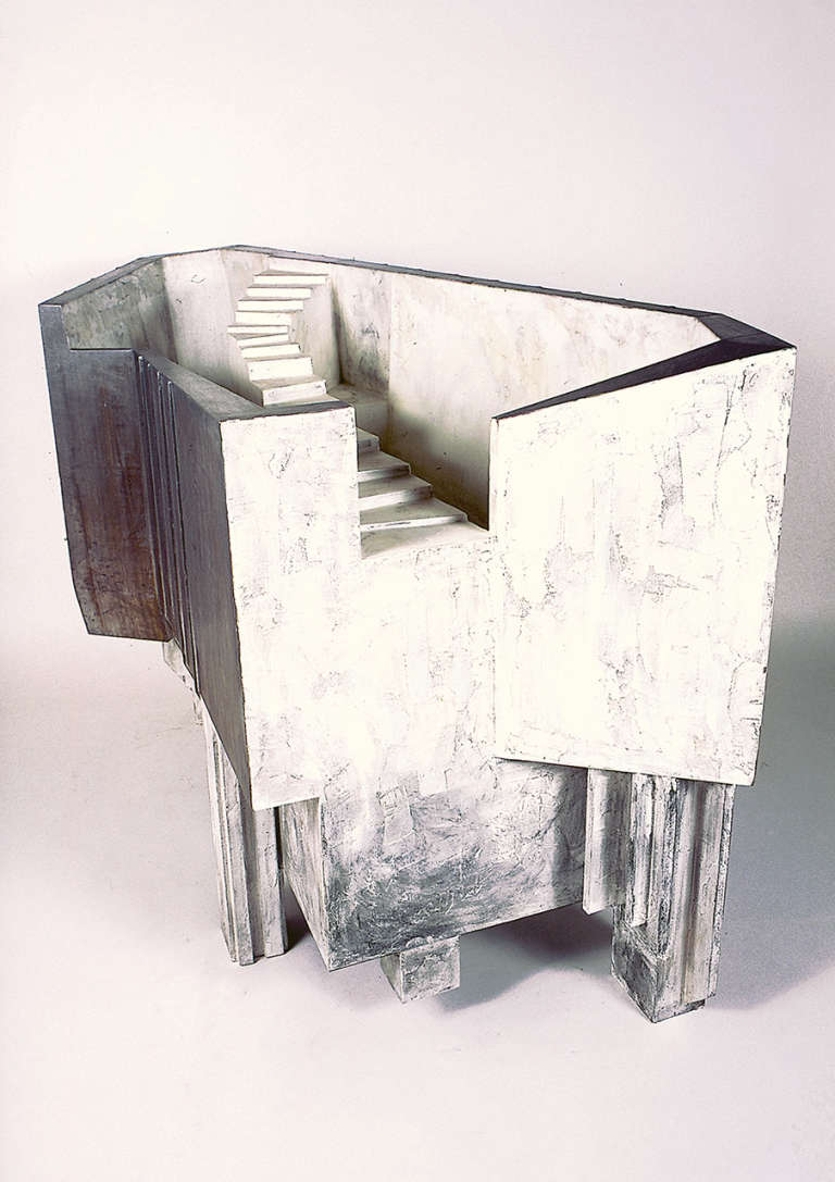 XVIIe Arrondissement, Distrito 17 © 2000-2002. Plomo, madera, cera :: 109 x 168 x 77 cm