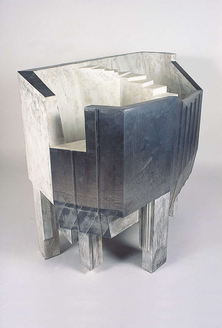 XVIIIe Arrondissement, Distrito 18 © 2000-2002. Plomo, madera, cera :: 113 x 137 x 75 cm