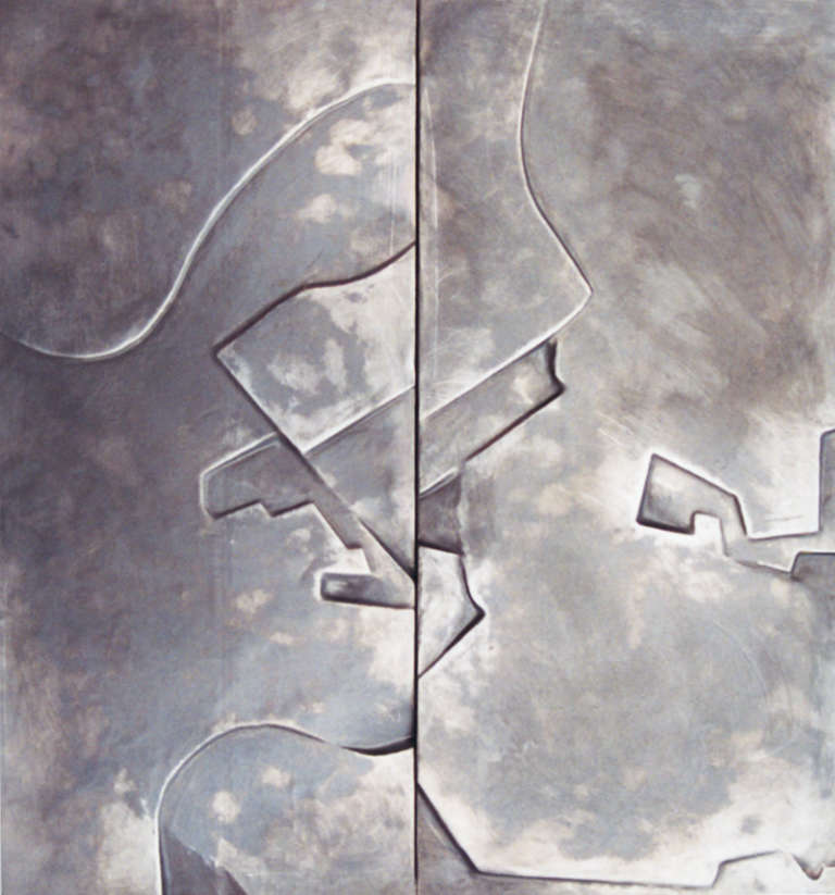 Atlante di Roma II ©1999. Plomo,  madera, papel hecho a mano :: 182 x 41 x 2 cm