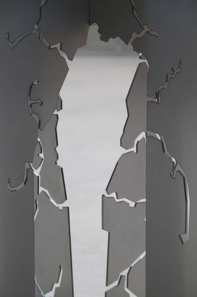 Banqueta. Mod_conurbación # 01 ©2011 :: hierro, resina de poliuretano :: 40 x 40 x 49 (h) cm