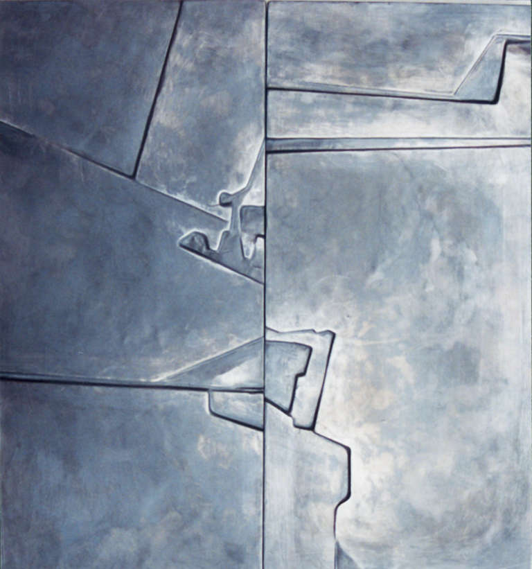 Atlante di Roma I ©1999. Plomo, madera, papel hecho a mano :: 182 x 41 x 2 cm
